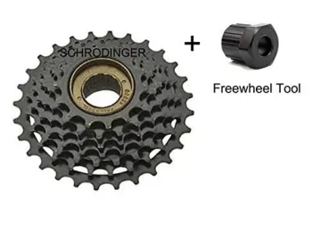 Bicycle Speed Freewheel Road Mountain MTB 14 28 Teeth 7S Chain 116 Link Freewheel Remover Tool 7 Freewheel 3 pcs Combo