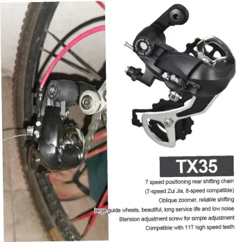 Bicycle Rear Derailleur Simano TX35 Mountain Bike 6 7 8 9 Speed MTB Bicycle Derailleur Transmission Accessories