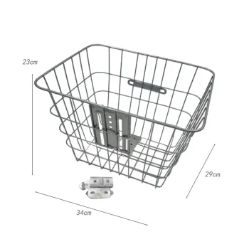 Bicycle Basket Iron Frame bicycle Accessories 1 pc