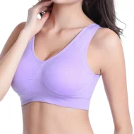 Joy Sports Bra for Women – Smooth and Comfortable Yoga Bra Without Pads