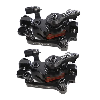 Oil Break Type Bicycle Parts Brakes Front Rear Hard Break MTB Mountain Bike Line Pulling Mechanical Disc Brakes Bicycle Parts 1 Pair Bicycle Brake 2pc