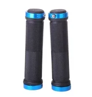 1 Pair Handlebar Grips Bicycle Road Mountain Bike Handle Double Lock on Aluminium Alloy Bike Handlebar Hand Cover