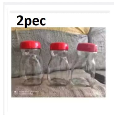 Glassware Food Jar Food Container glass Jar 500ml 2pcs