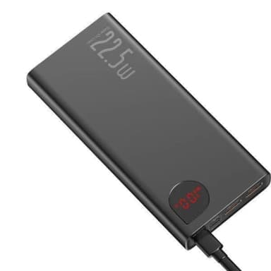 Baseus Power Bank Adaman 22 5w 20000Mah PPAD000101 Metal Digital Display Quick Charge Power Bank