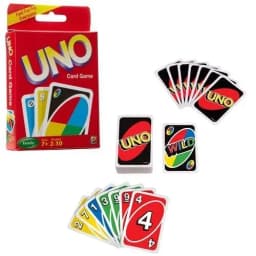 Mini Uno Classic Card Game 54pcs Multicolor Family Game Thumbnail 2
