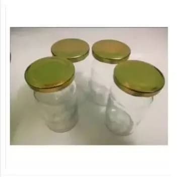 Glass ware food jar 500 gm 4pcs
