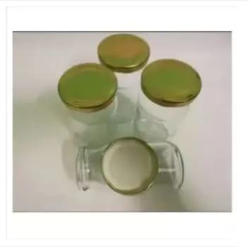 Glass ware food jar 500 gm 4pcs