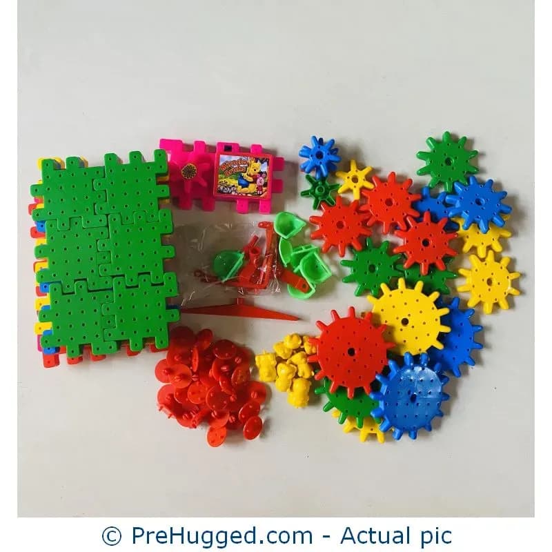 Image of Miracle Bricks Educational DIY Kids Learning Toys 104 Pieces Brain Development Creative Intelligent Building Lego Blocks Best Gift For Children