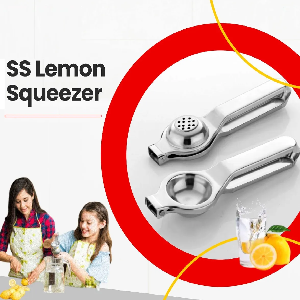 Stainless Steel Lemon Orange Lime Squeezer Juicer Hand Press Tool thumbnail 2