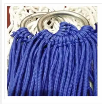 Premium Dolna With SS Rings on both side For All 1Pcs Hand Made Dulna Adult Rope bed Hanging Dulna Use For All People Large Swing Rope bed Rattan Dulna