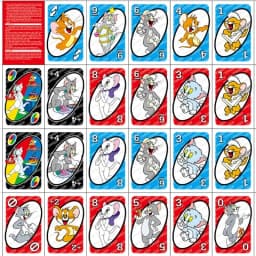 Anime UNO Games TOM AND JERRY Card Game Cartoon Family Funny Entertainment Board Game Poker Cards Thumbnail 4