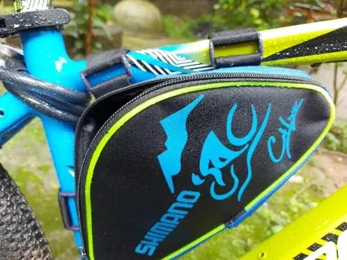 Bicycle Triangle Bag Waterproof 1 5L Bike Crossbar Bag Upper Tube Saddle Bag Mountain Road Bike Cycling Equipment Frame Bag 1