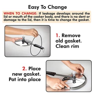 Gasket Sealing Ring for Pressure Cooker Use with 1Ltr to 12 5Ltr 1 pis