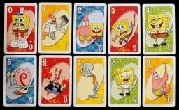 Mattel UNO SpongeBob SquarePants Card Game for Family & Friends Night Featuring Tv Show Themed Graphics for 2-10 Players Thumbnail 4