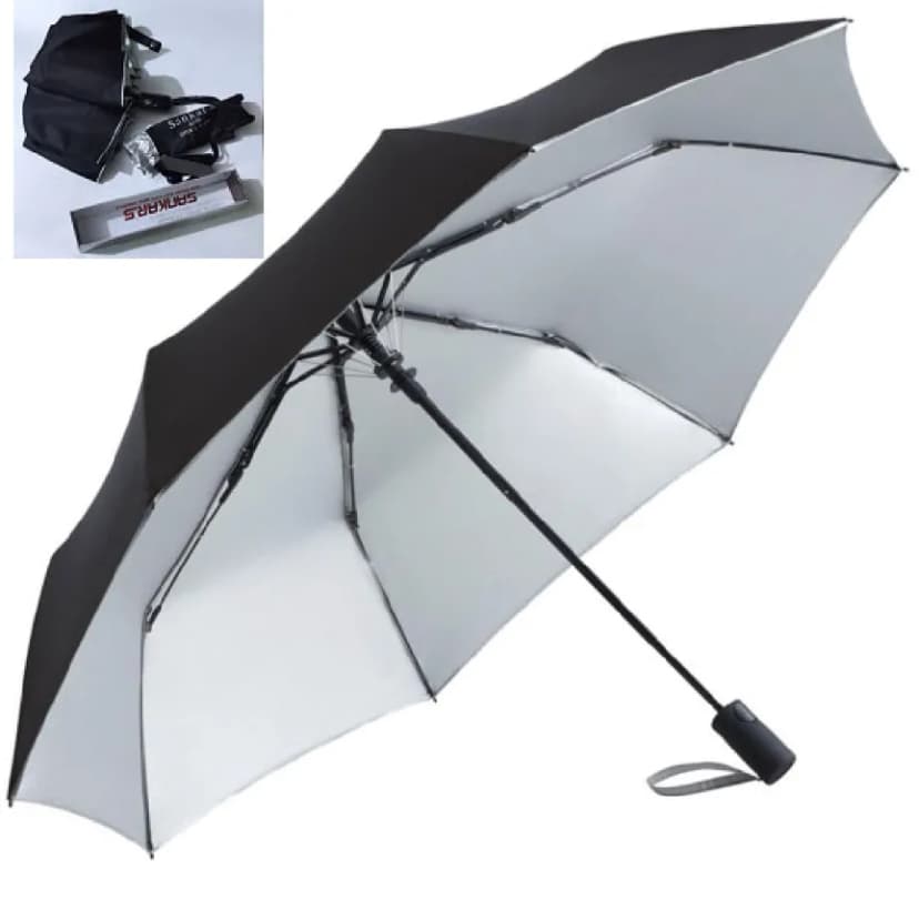 Image of Arman World Class Auto Open Umbrella 10 Sik Black Umbrella for Men Umbrella for Girls Premium Umbrellas for All