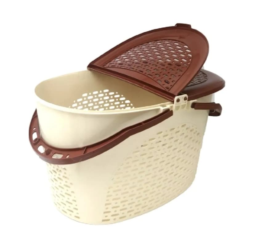 Image of Premium Cat Picnic Basket with Clothes Storage Stylish Durable