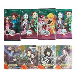 Demon Slayer Mugen Train Anime TCG Card Game English Version SSP Card Ultra Rare Card Tanjirou Kamado Nezuko Character Rare Collectibles Kids Gift Toy Holo Lamination Thumbnail 2