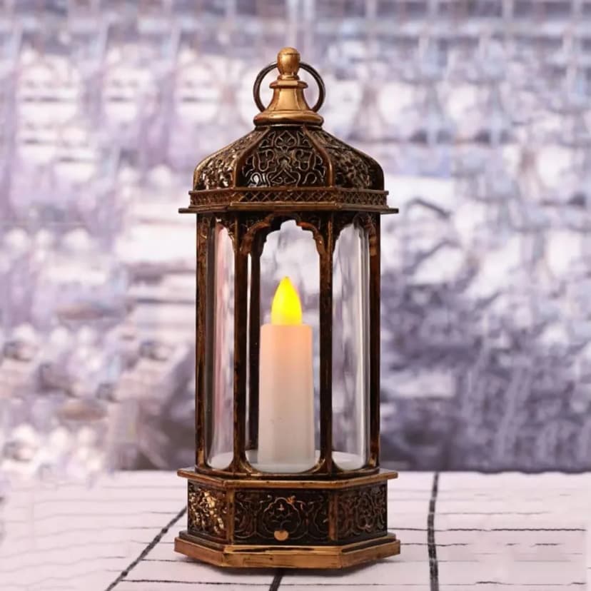 Image of Led candle Ramadan lamp, LED Ramadan Nigh Light Candle Lamp