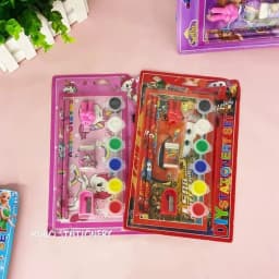 9002 stationery set 8 in 1 school supplies birthday party gift set multi-color watercolor drawing book set Thumbnail 2