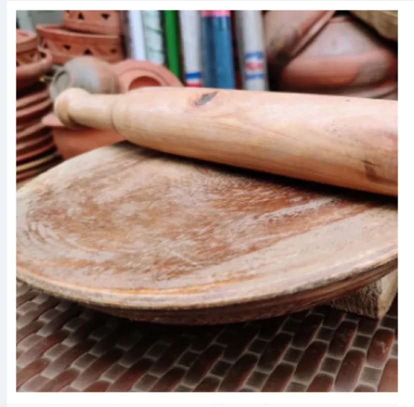 Image of Roti Maker Wooden 11 inchi size