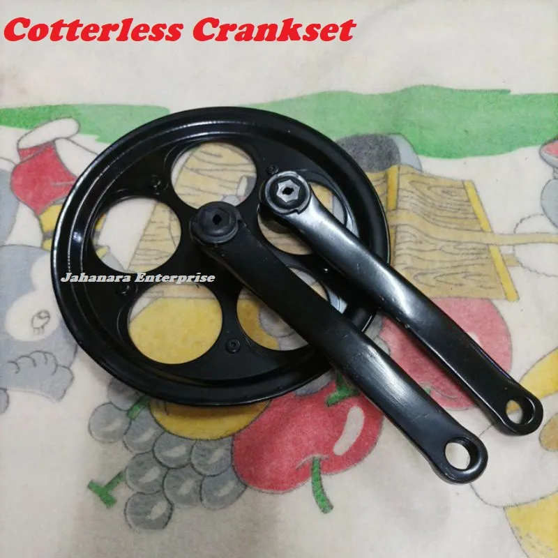 Cycle Crankset- Cotter Pin less Bicycle Crankset (Black) - সাইকেল - সাইকেল 1