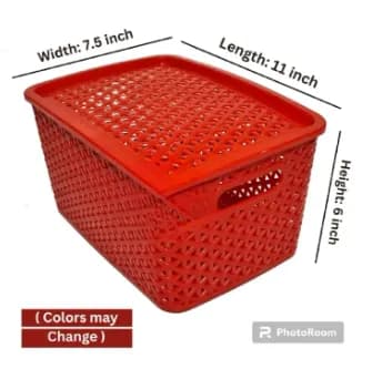 Image of Fruit Plastic Basket 1 pcs Multicolor