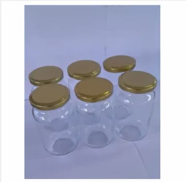 Glassware food jar food container glass jar 500 ml 4 pcs