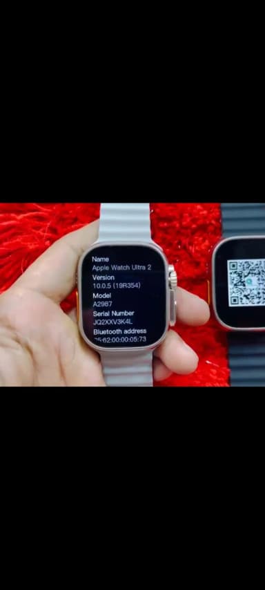 premium Apple Watch Ultra 2 mastercopy original serial number 49mm amoled display screw lock strap smartwatch