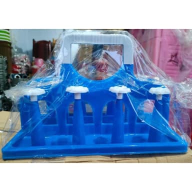 Plastic Glass Stand Multicolor 1 pcs