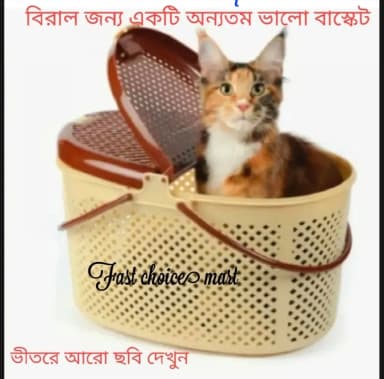 Premium Cat Picnic Basket with Clothes Storage Stylish Durable