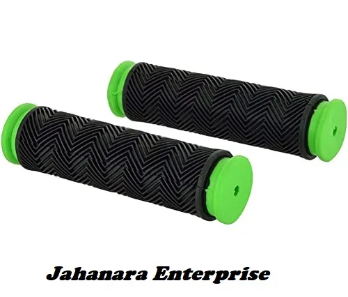 Bike Handlebar Grips Soft TPR Rubber 120mm Bicycle Grip for Bicycle Green 1