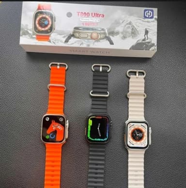 T800 Ultra 45mm water resistance BT calling heart rate monitoring steps counter text message Smart watch