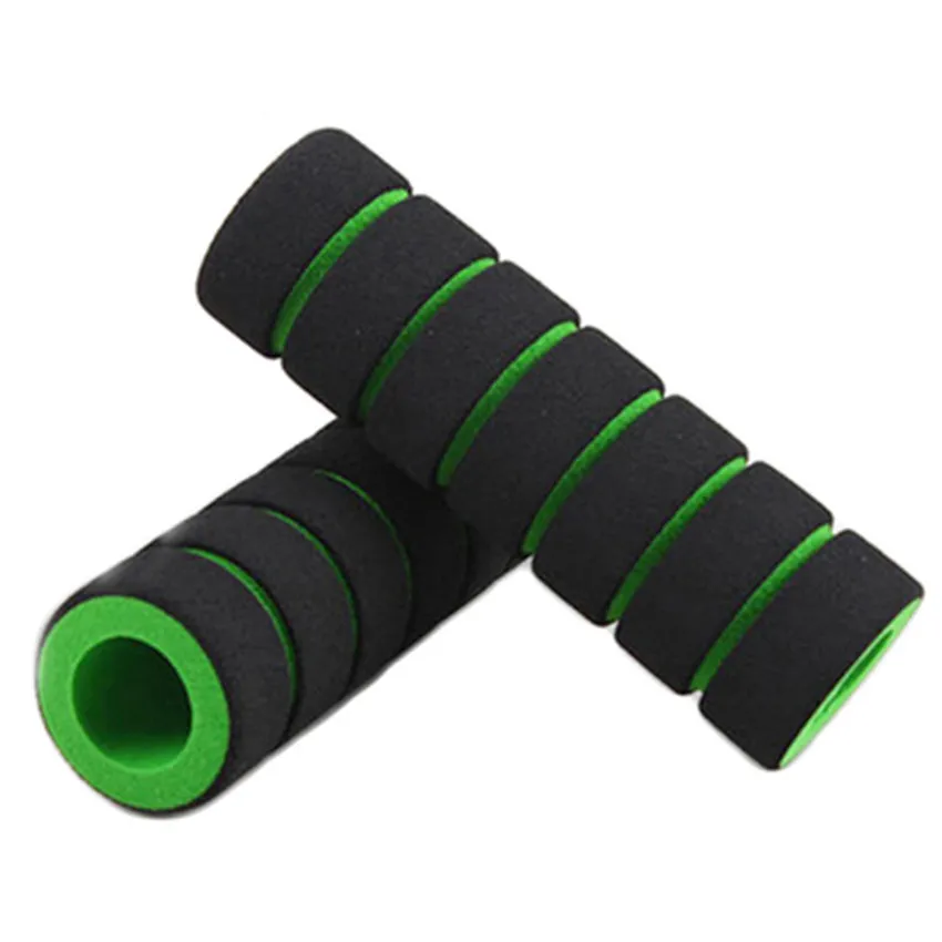 Bicycle Handlebar Bicycle Grip Sponge Cover Non Slip Handle Bar Foam Sponge Grips 2 Pcs Mixed Color 2