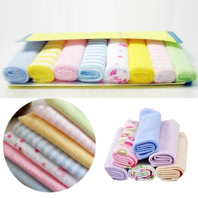 Image of Newborn Baby Towel Set 8pcs