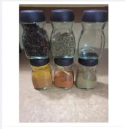 Glassware Food Jar , Food Container, Jar (lid Multicolour) 6pcs 120ml Thumbnail 2