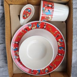 Sharif Melamine Baby Set 4 Pcs Box Thumbnail 1