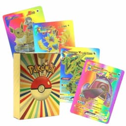 Pokemon Card Toy Gold Black Silver Rainbow Cards English Action Figure Charizard Anime Party Birthday Gifts Thumbnail 5