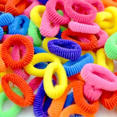 100 Pcs set Baby Girl Rubber Bands Kids Elastic Hair Bands for Children Mixed Colors Mini Ponytail Holder Baby Hair Accessories