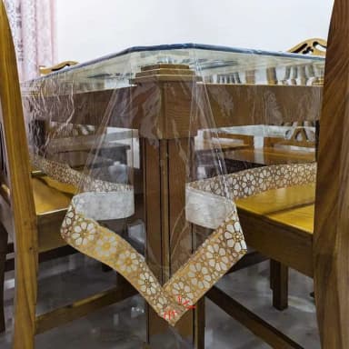Transparent Dining Table Mat 7 fit 5 fit 6 chiar