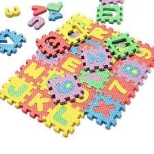 36Pcs Puzzle Mat EVA Educational Toy Children Alphabet Numbers Puzzles - Construct Building Blocks Puzzles or Floormats - Crawling Foam Floor Mat Thumbnail 5