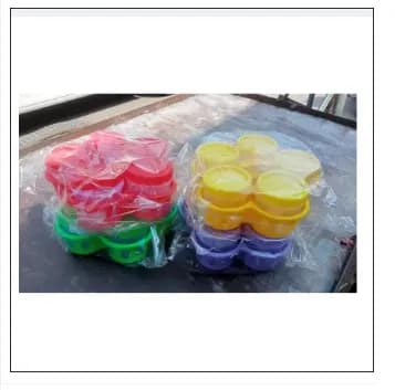 Image of Kitchen Spice kuta / Chilli cary 5 Piece set, Plastic Spice 5 Piece Box Set