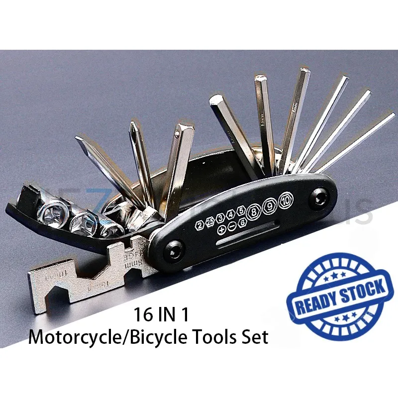 16 IN 1 Motorcycle Bicycle Tools Set 1
