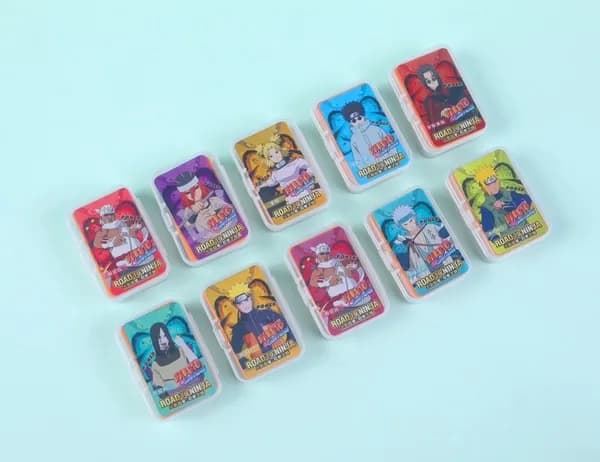 Image of Naruto Poker Playing Cards Deck 54 Cards With Plastic Box All Different Anime Manga Mini Naruto Card Tash
