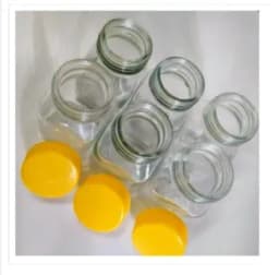 Glassware food jar food container glass jar 100 gm 6 piece Thumbnail 3