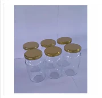 Glass jar, kitchen jar 500 gm 12 pcs