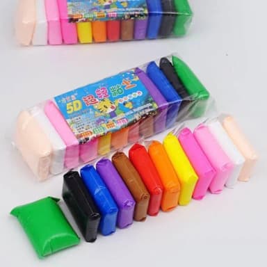 12 Colors Soft Super Light Clay - For Modeling Air Dry Clay For DIY Handmade Toys - Creative Gift For Kids