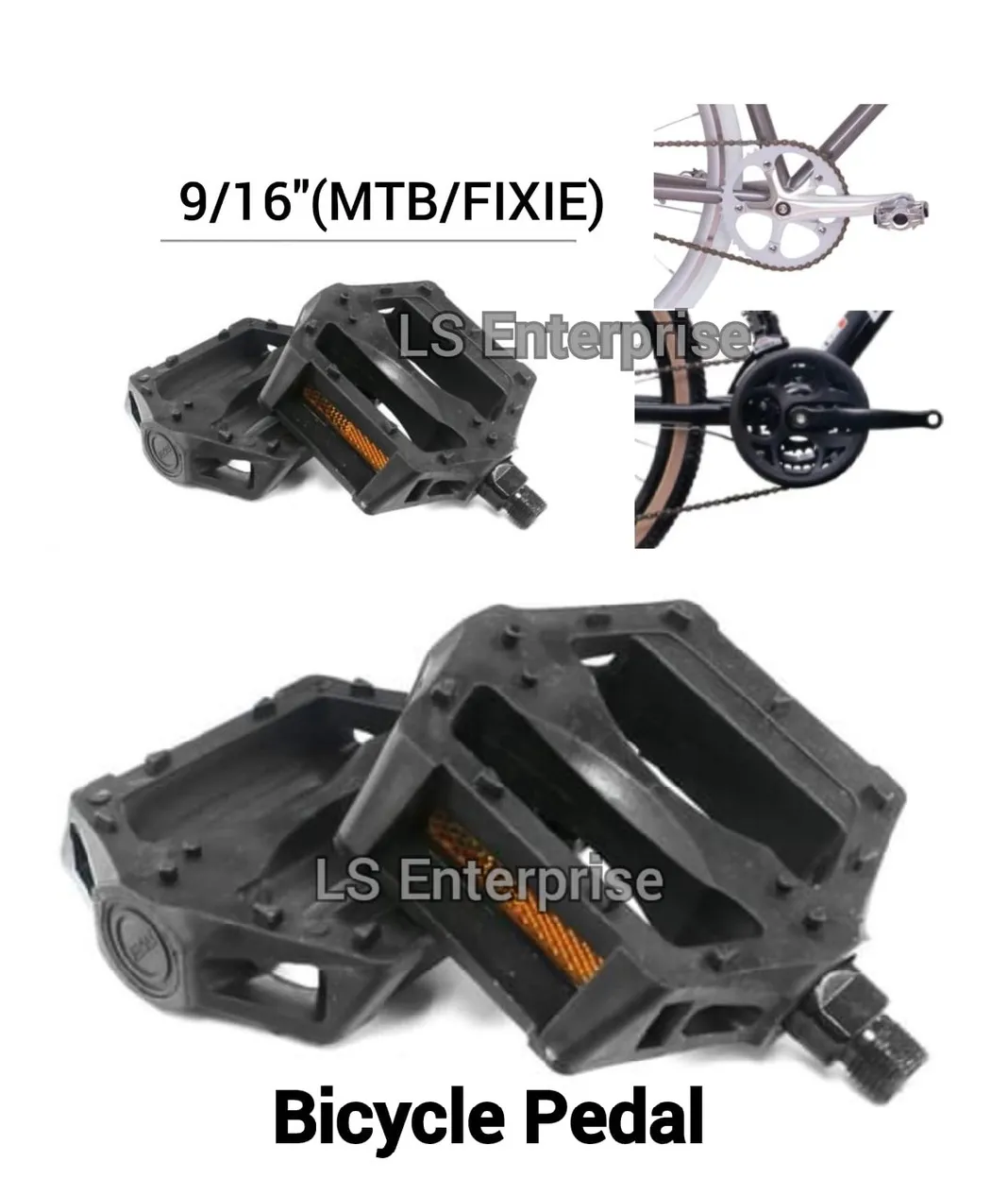 Bicycle PVC Pedal Meghna Brand Veloce Pedal 1 Pair 1