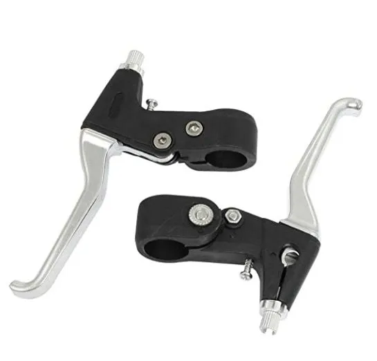 1 Pair Bike Bicycle Left & Right MTB Lever PVC+ Alloy Brake Handles 1
