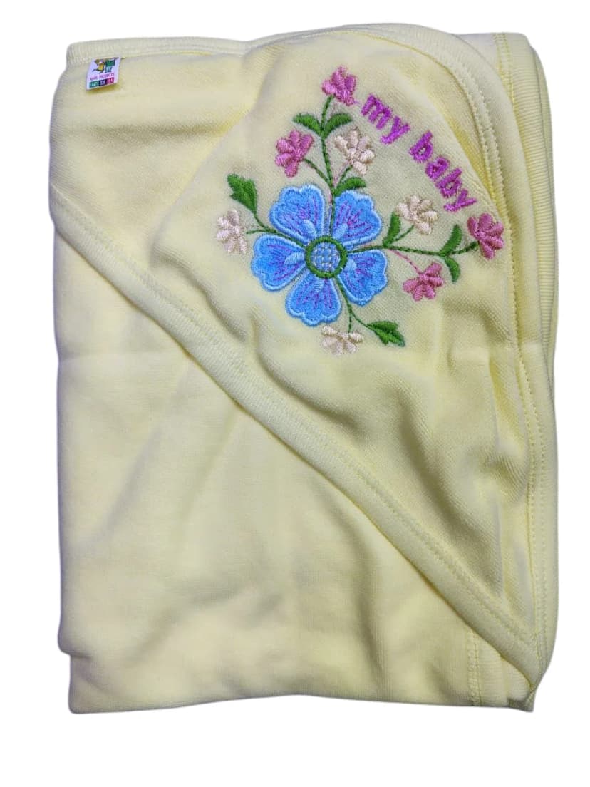 Image of Baby Cap Towel Newborn Baby Hooded Towels Washable Kids Cap Towel Bath Towels