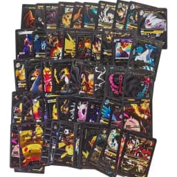 55 Pcs Pokemon Black Cards Black Foil Set English Version Thumbnail 2